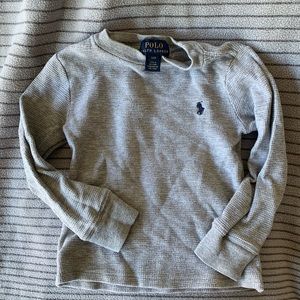 3t waffle knit long sleeve Ralph Lauren